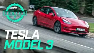 Tesla Model 3 2021 Review: 0-60mph, ride, handling, user guide & Tesla Autopilot | Top Gear Tested