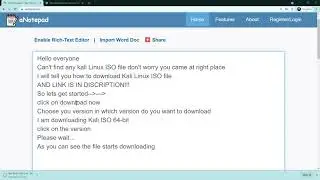 How to download Kali Linux ISO file.