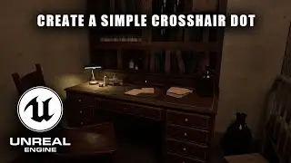 Create a Simple Crosshair Dot for Unreal Engine 5 | Easy HUD Tutorial