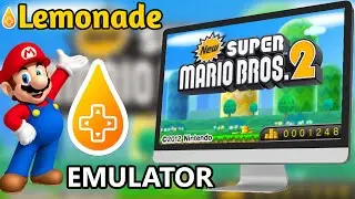 Lemonade 3DS Emulator For PC Performance Test : New Super Mario Bros. 2 GamePlay 60 fps