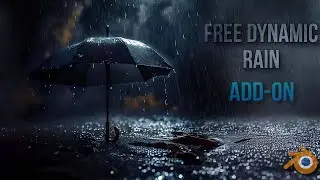 Rain, Rain, Go Away! 🌧️ Create Stunning Rain Scenes Effortlessly with This FREE Blender Addon!