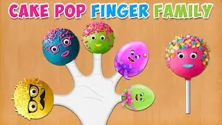 Cake Pop Finger Family Song | Daddy Finger Rhyme