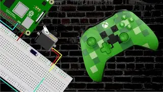 Control a Servo through a Raspberry Pi with a Bluetooth Xbox Controller!