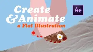 ANIMATE a Flat Illustration in AFTER EFFECTS 2020 | Shape Layer Repeater Tutorial | AE 
