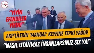 Bu kez mangalın başı Hulusi Akar! AKP'lilerin 'mangal' keyfine tepki yağdı 