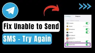 Telegram Unable To Send SMS Please Try Again Later !