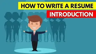 How To Write A Resume | For Freshers & Experienced People - ANIMATED Video Series - An Introduction