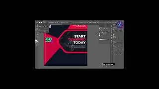 How to Design a Instagram Post In Illustrator #shorts