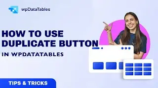 Use Duplicate Button To Edit Data In wpDataTables