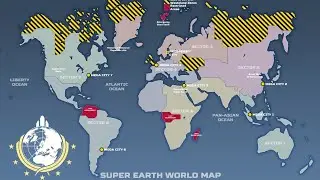 The Official Map of Super Earth Released | Helldivers 2