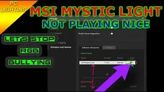 Stop MSI Mystic Light From Hijacking & Taking Control Of Corsair Keyboard Lighting