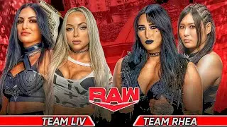 Liv Morgan & Sonya Deville vs Rhea Ripley & Iyo Sky Full Match WWE Raw Highlights