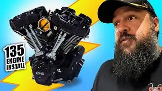 Harley 135ci Engine INSTALL! (Stage 4 ROAD GLIDE)