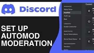 How to Set Up Discord Automod (Discord Server Moderation)