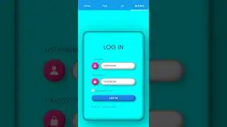 3D Log In Page using HTML | CSS