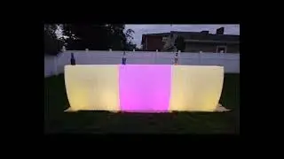 3 portable vip led bar bartenders vip mix