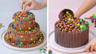 Необычные Шоколадные Торты с M&M | Рецепты вкусных тортов | Легкие идеи шоколадного торта