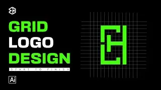 How To Design Professional Logo Using Grid | Adobe Illustrator Tutorial