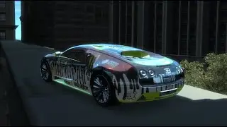 Gta iv 2011 Bugatti veyron super sport Ken block crash testing hd