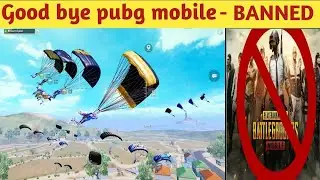 PUBG Mobile Banned in India | Last Game play Video By VampireYT | Good Bye PUBG Mobile