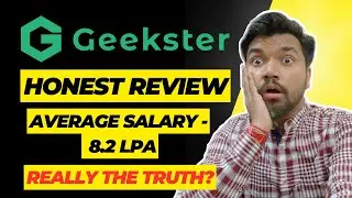 Geekster Honest Review | Average Salary - 8.2 LPA?  Really The Truth? | NitMan Talks