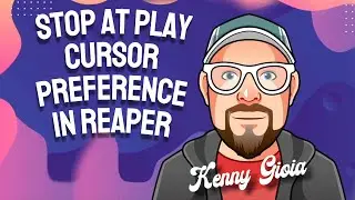 Stop at Play Cursor - Preference in REAPER