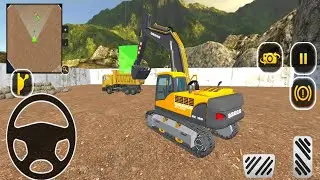 Heavy Excavator Crane - Heavy Excavator Crane City Sim Gameplay - Android Gameplay