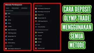 LENGKAP!! Tutorial cara deposit olymp trade terbaru