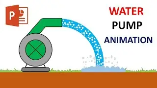 water pump animation on powerpoint  || water flow animation in powerpoint 🔥🔥🔥🔥