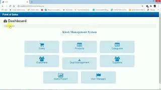 Computer Science Final Year Project - KIOSK MANAGEMENT SYSTEM in PHP, MySQL, HTML.