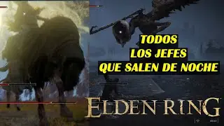 Elden Ring TODOS los JEFES NOCTURNOS (caballeros de la noche y aves de la muerte)