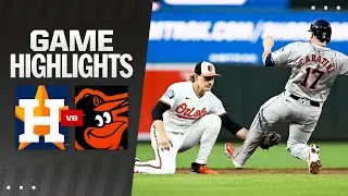 Astros vs. Orioles Game Highlights (8/25/24) | MLB Highlights