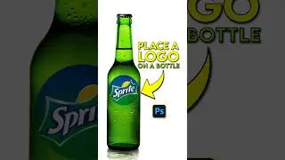 How to Place a Logo on Bottle In Photoshop 