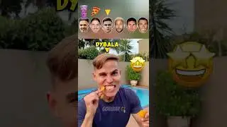 Football Players Food Challenge + Ronaldo 😍🥪 #ronaldo #messi #zlatan #neymar #grealish #shorts