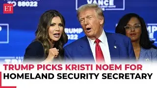 Trump 2.0: Kristi Noem, South Dakota Governor set to be next US Homeland Security Secretary