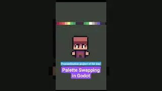 Palette Swapping in Godot - a fun little shader project🤩😎