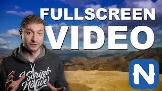 FULLSCREEN VIDEO | NativeScript Tutorial