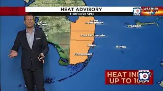 Heat advisory issued through 5 p.m. Friday