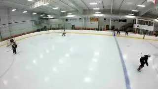 Drone Crash in Hockey Rink