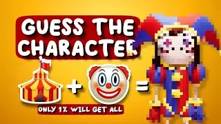 Guess The Character by VOICE & EMOJI! 1% Answer All! The Amazing Digital Circus Quiz