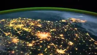 Северное сияние: видео с МКС