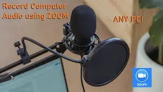 Record Computer Audio FREE using Zoom | Best Method 2021!