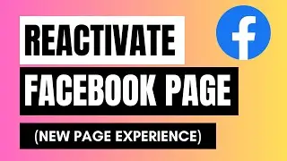 How To Reactivate Deactivated Facebook Profile Page 2023 ( Facebook New Page Experience )