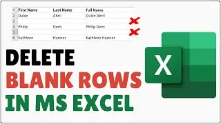 How to Delete Blank Rows in Excel | Remove Empty Rows in Excel