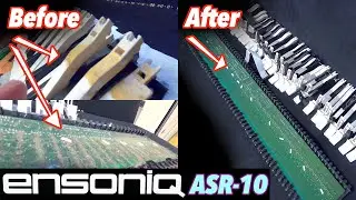 Ensoniq ASR-10 Keybed Removal and Cleaning