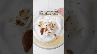 No Sugar, No Guilt! Healthy Almond Pudding in Just 10 Mins! #healthydessert #healthydeserts