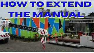 How to -Terex Franna AT20 manual boom extension