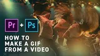 How To Make A Gif From A Video (Premiere & Photoshop)