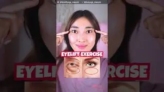 Only 1min! Eye Lifting Exercise🔥Eye Bags, Eye Wrinkles, Sark Circles 