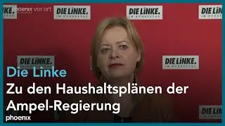 Haushaltsplanungen der Ampel-Koalition: Statement von Gesine Lötzsch (DIE LINKE) am 16.03.22